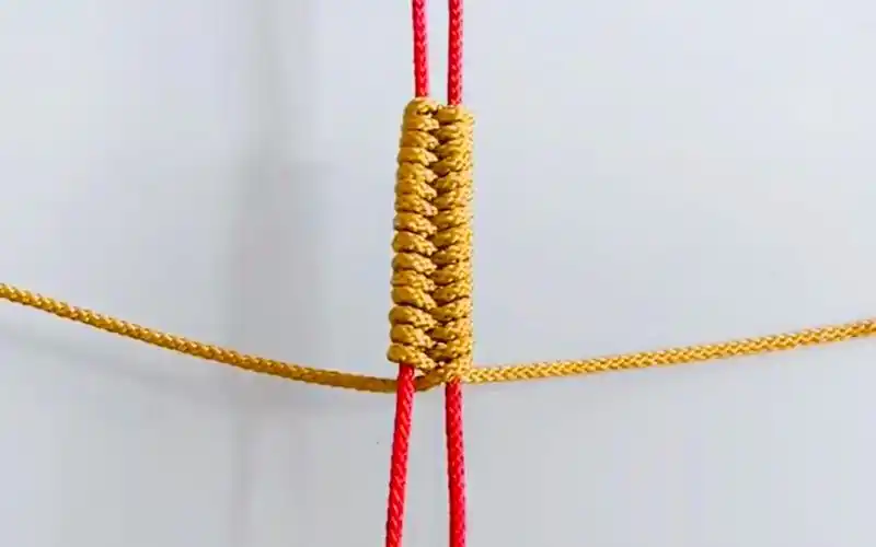 鱼骨纹结八字结编法视频教程