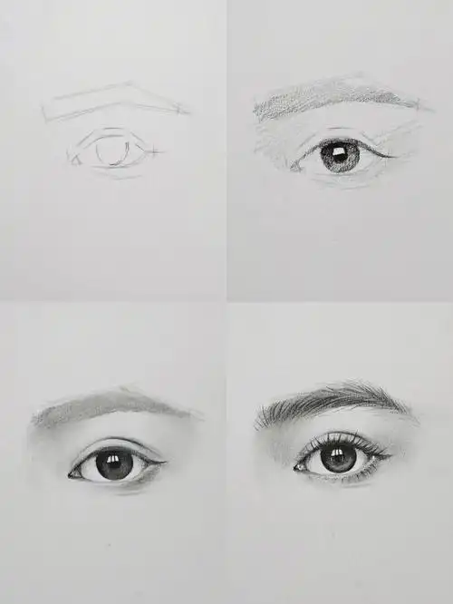 素描  #素描眼睛  #眼睛  #绘画  #铅笔画  #零基础学画画  #籽学