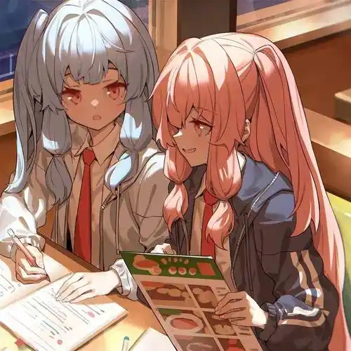 一期憨憨可爱的动漫闺蜜头像_wi-fi_图片_网络