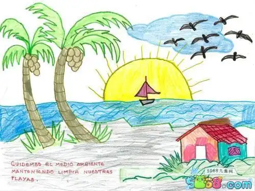 儿童风景画简笔画课件