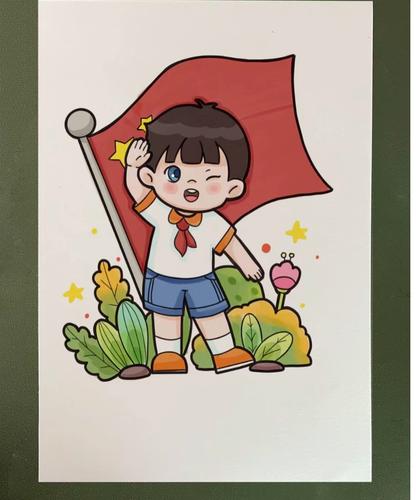 男孩自画像手抄报模板素材简笔画主题绘画自我介绍儿童画幼儿园