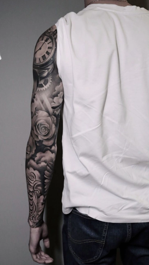 男生各式花臂图片 好看的花臂图案(5/6)-纹身图片网