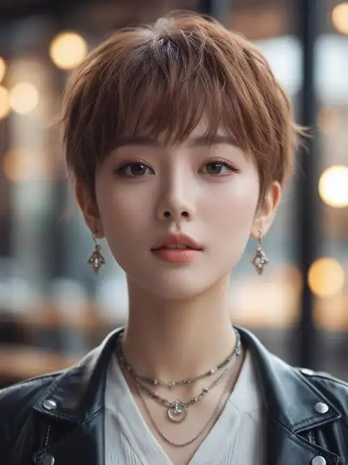 看韩女短发潮流