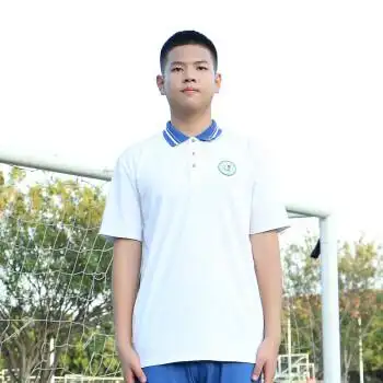 东莞中学松山湖学校服石排初中男女校服棉春夏冬装恒利达短袖男2021