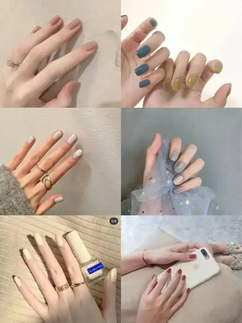 简约高级的纯色系美甲大气又显白,提前安排!