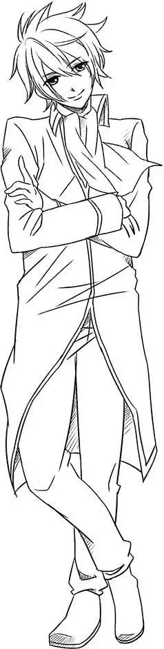 自大傲慢简笔画