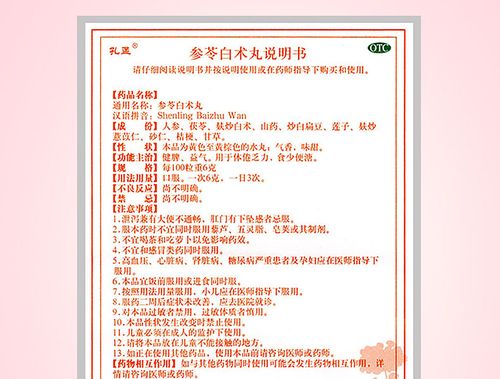 药房直售孔孟参苓白术丸6g10袋益气体倦乏力食少便溏