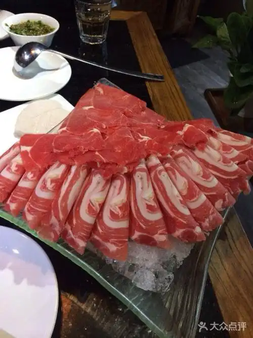 四川香天下火锅(五角场店)牛羊肉拼盘图片 - 第4张