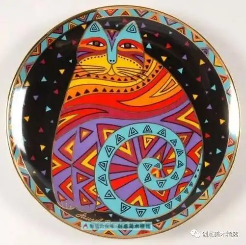 素材分享圆形构图创意装饰画作品