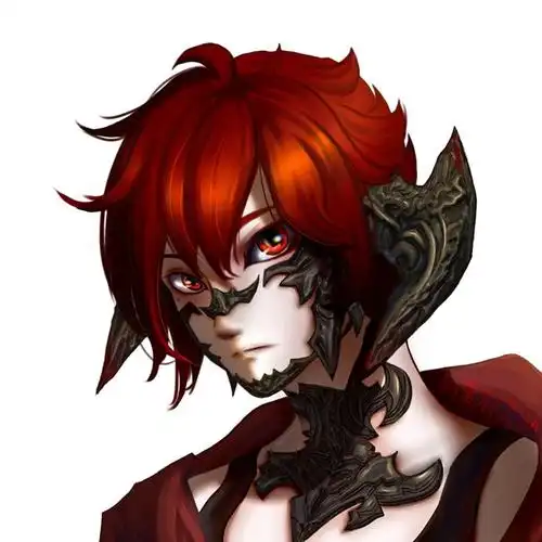 给自己画了个头像因为喜欢雌雄莫辨脸所以没… - 半次元 - acg爱好者