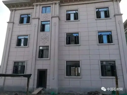 上百张最新石材别墅外墙干挂实拍图分享让你一次看个够