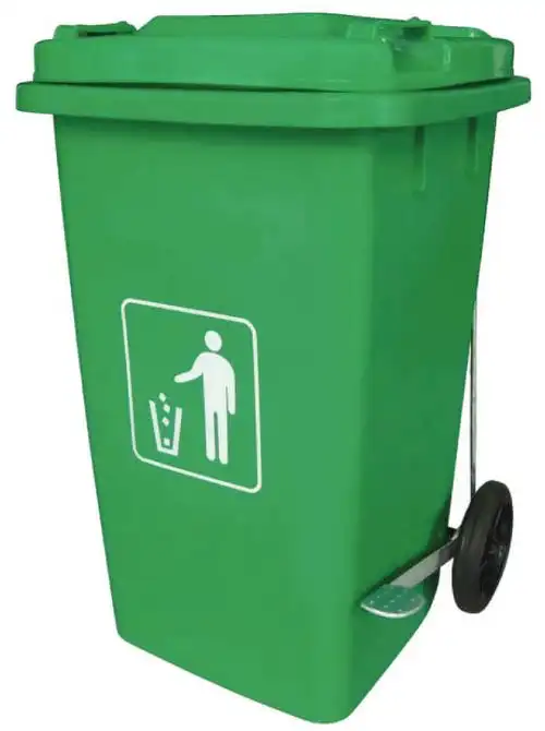 120l beautiful and characteristic plastic garbage bin and bucket