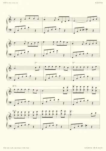 钢琴谱 - 失恋进行曲