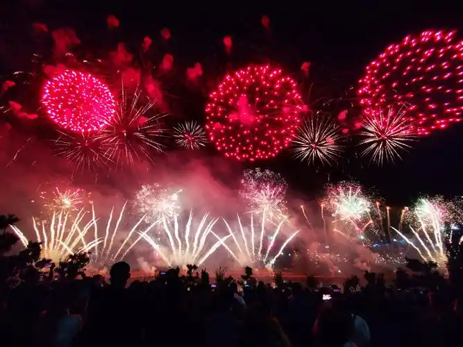 2020国庆烟花绽放!中国万岁!