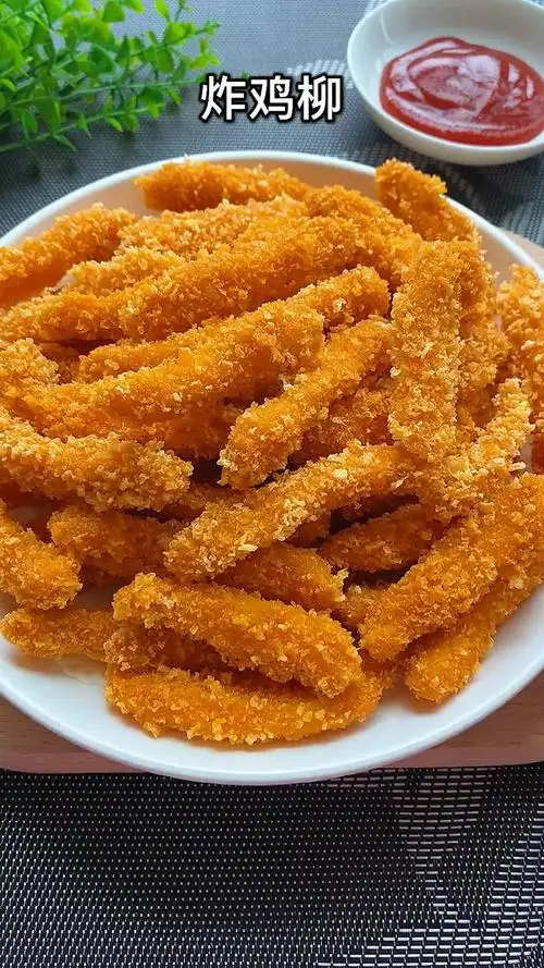 自制美食#暑假啦,不要再给吃外面的炸鸡柳,自己做干净卫生,比买的还