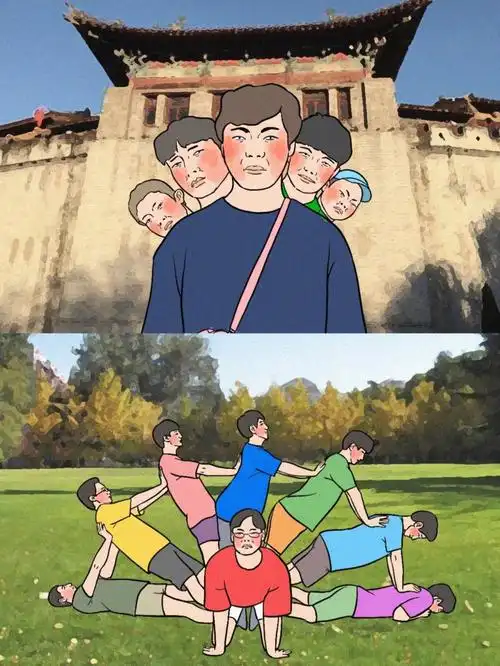 沙雕又搞怪的合照姿get√|沙雕|搞怪_新浪新闻