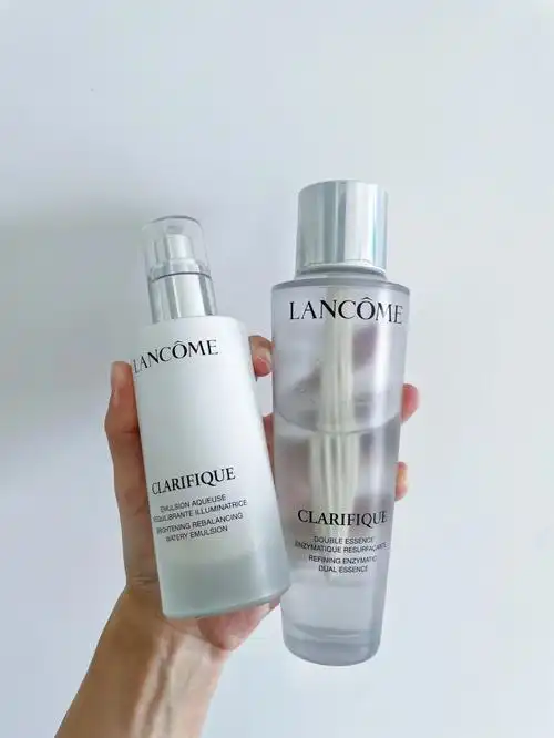 兰蔻极光水乳用后体验