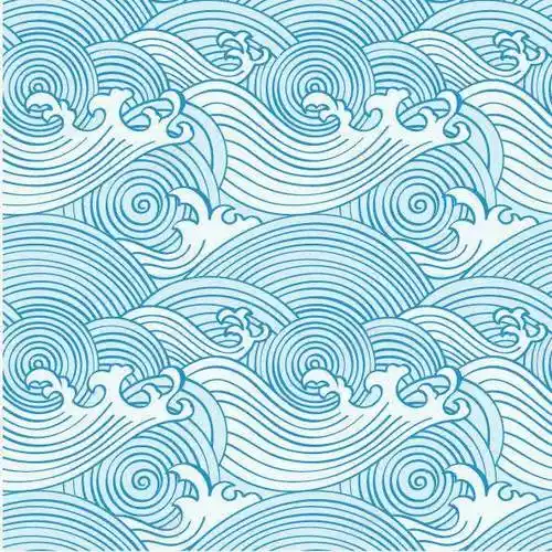 古典海浪花纹 设计图片 免费下载 页面网页 平面电商 创意素材