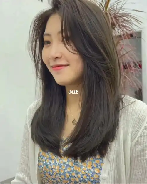 百搭脸型中长发发型可盐可甜超洋气清新