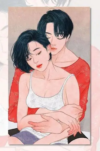 画七夕情侣手工礼物卧室人物动漫填色手绘装饰画生日礼物送男女朋友