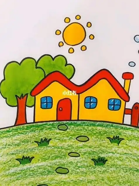 一年级画画简单漂亮大全