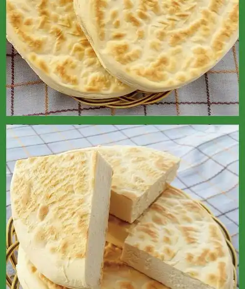 陕西锅盔馍特产手工原味锅盔饼即食大饼子早餐大馍馍 原味1000克2个【