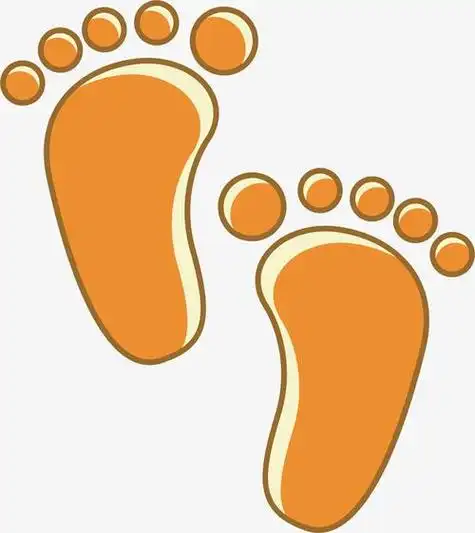 幼儿园上楼梯脚印简笔画 简笔画图片大全-普车都