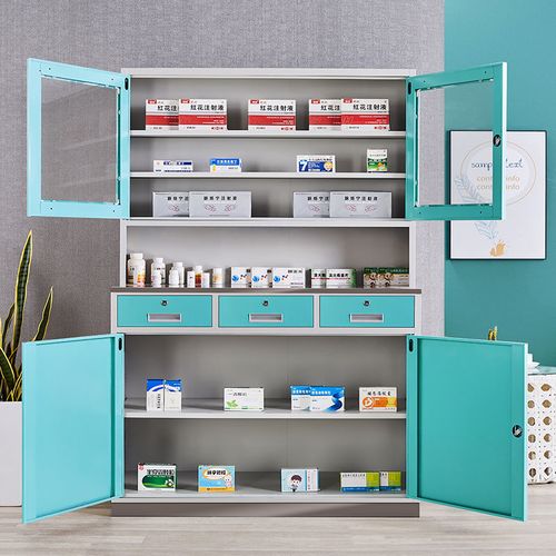 不锈钢西药柜医务室配药台诊所药柜门诊调剂台卫生院医院无菌柜店