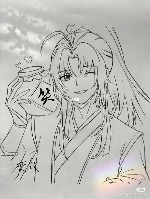 临摹魔道祖师魏无羡