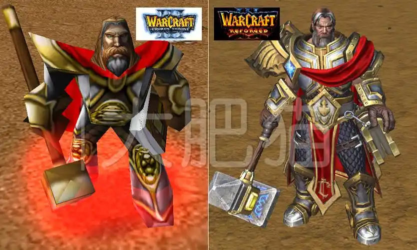 魔兽争霸3重制版模型对比第6期7个圣骑士各位观众全体起立