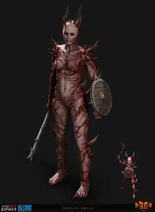 暗黑破坏神2重制版艺术图赏精美无比很吸睛