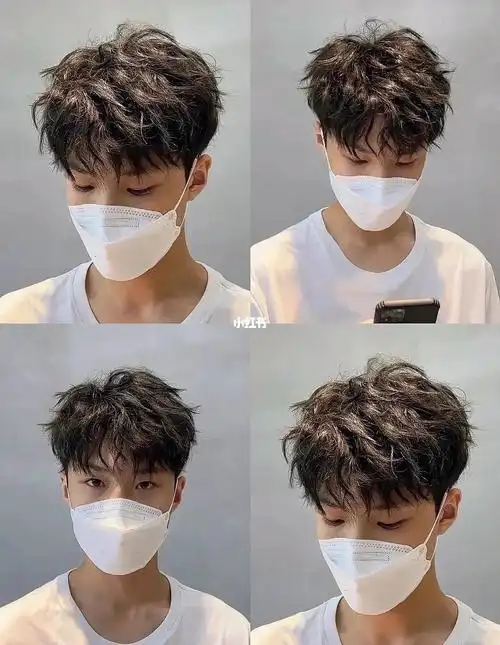 秋冬男士烫发造型