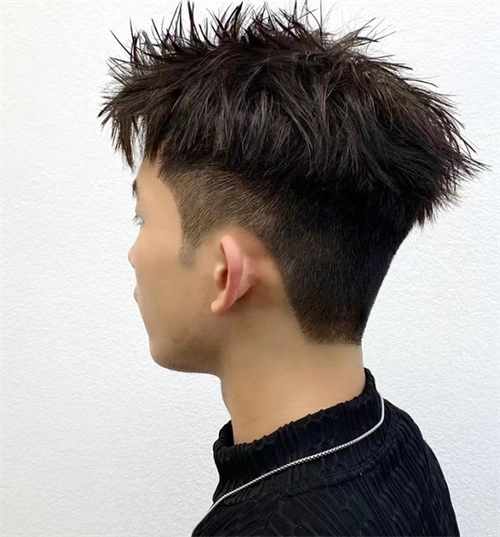 帅气钢夹烫发型 男生流行烫发(新)_男生烫发 - 美发站