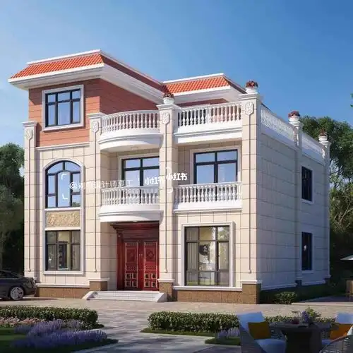 农村自建房|欧式三层带露台别墅