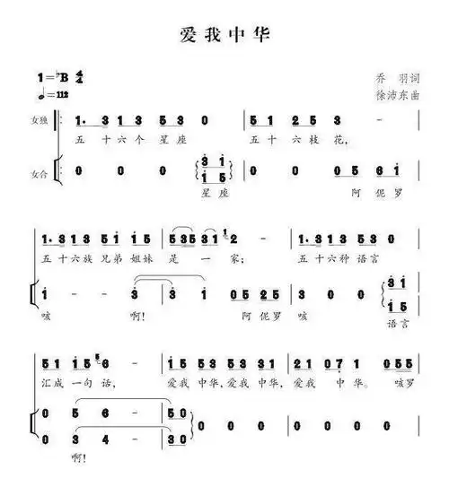 歌曲采用四四拍,整体曲调积极向上,节奏活泼,广泛吸收了少数民族的