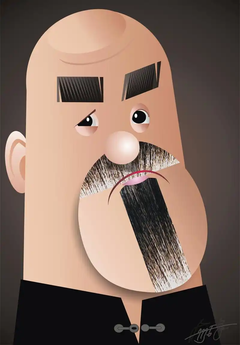 一组上热搜的政经体育娱乐名人漫画像