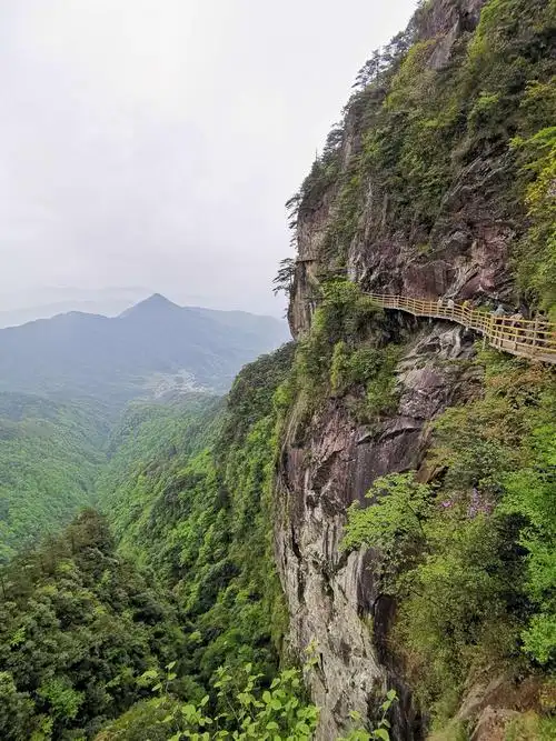 51江西明月山,第二次去,这次终于没有放弃爬到了山顶,用时四个半小时
