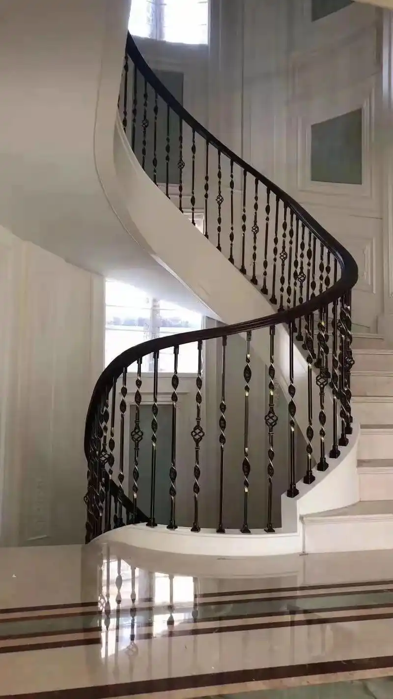 客定合集——铁艺扶手楼梯.