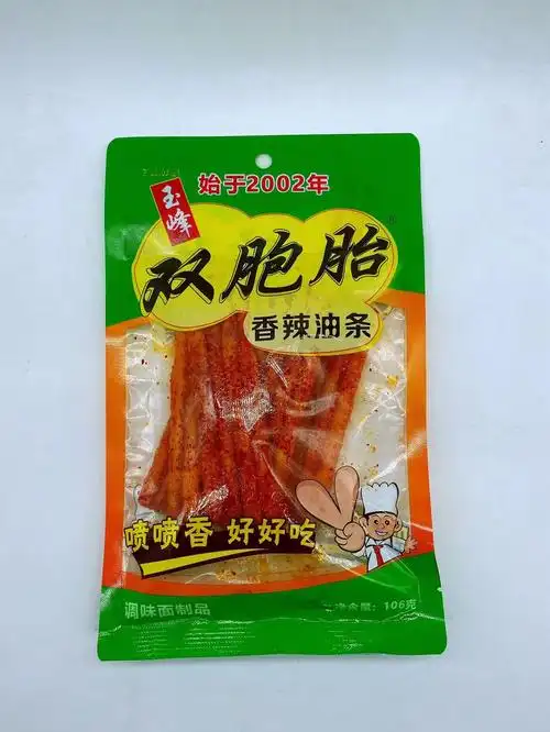 玉峰106g双胞胎油条麻辣辣条休闲零食混批一件代发包邮-阿里巴巴