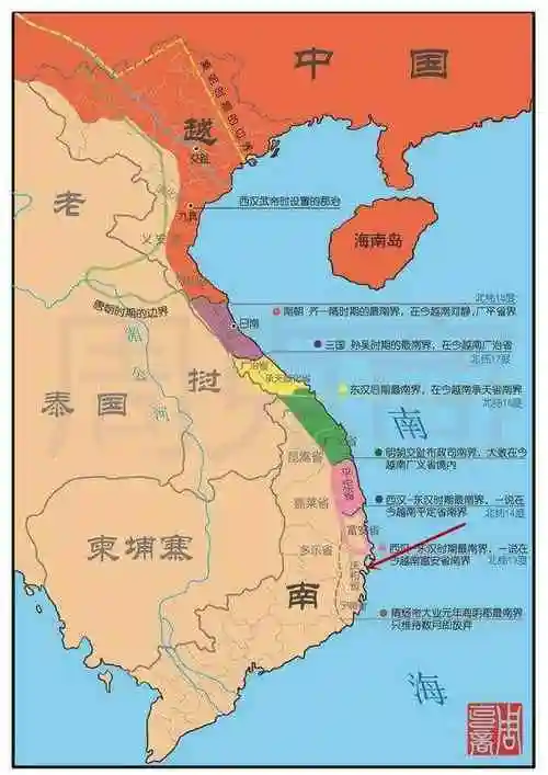 图说历史中国在今越南地区的统治范围变迁