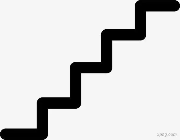 幼儿卡通楼梯简笔画