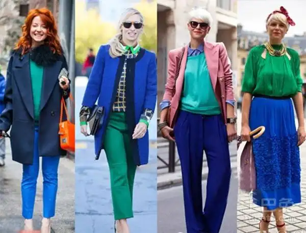 白色和蓝色,是天空的颜色,这两种颜色搭配起来的衣服永远让人看起