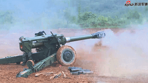 削平对面那座山头!66式加榴炮闽南山地开火逞威_高清图集_新浪网