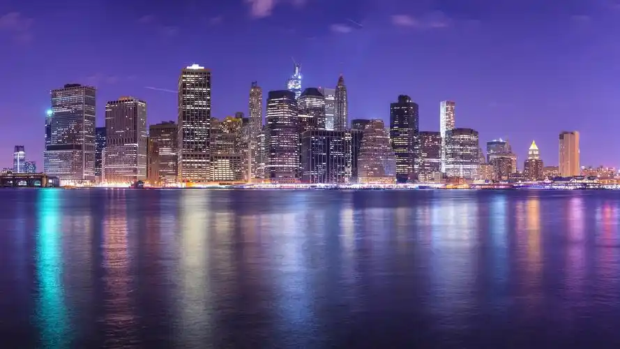 东河,市容,夜景,4k高清原图下载,纽约市,东河,市容,夜景,4k,图片,壁纸