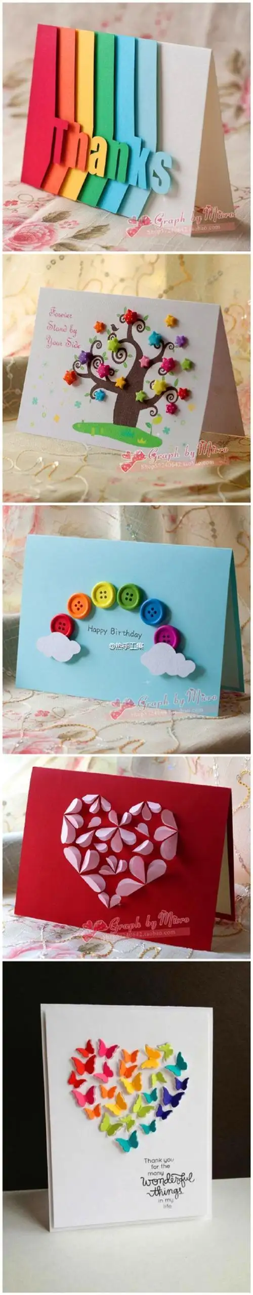 礼物贺卡制作手工 diy 成人手工 包装纸盒 纸艺 礼物