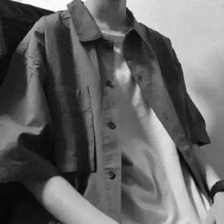 头像|半身控男生黑白头像图片,这种风格太潮流了吧 第290期