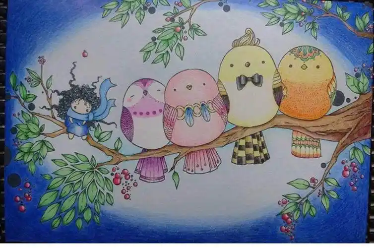 儿童水彩画图片大全-充满魔法的世界(6)收集6分享:水彩画猫4/16咸鱼