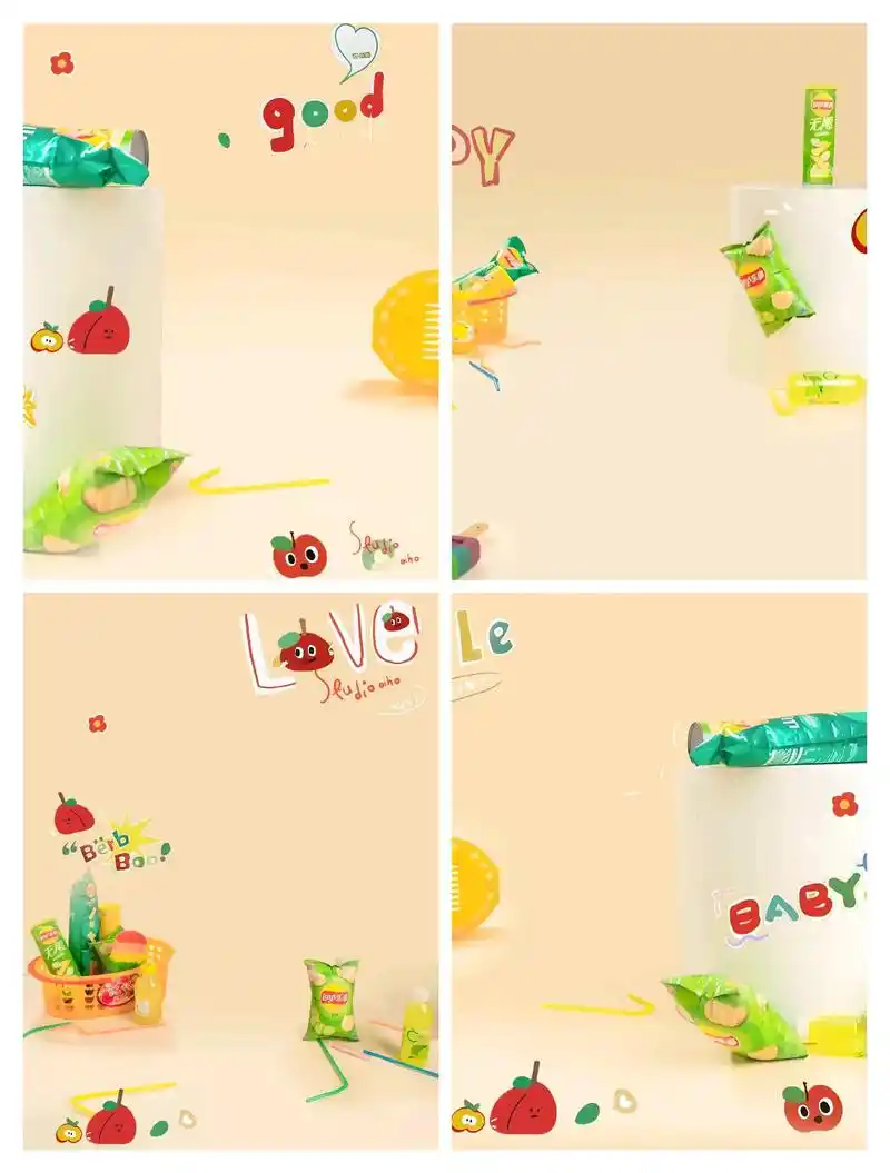 ❗️超可爱薯片宝宝素材抠图