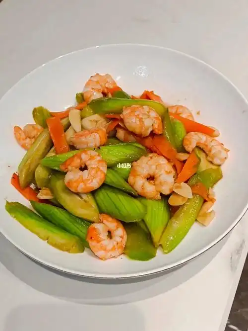 丝瓜炒虾仁
