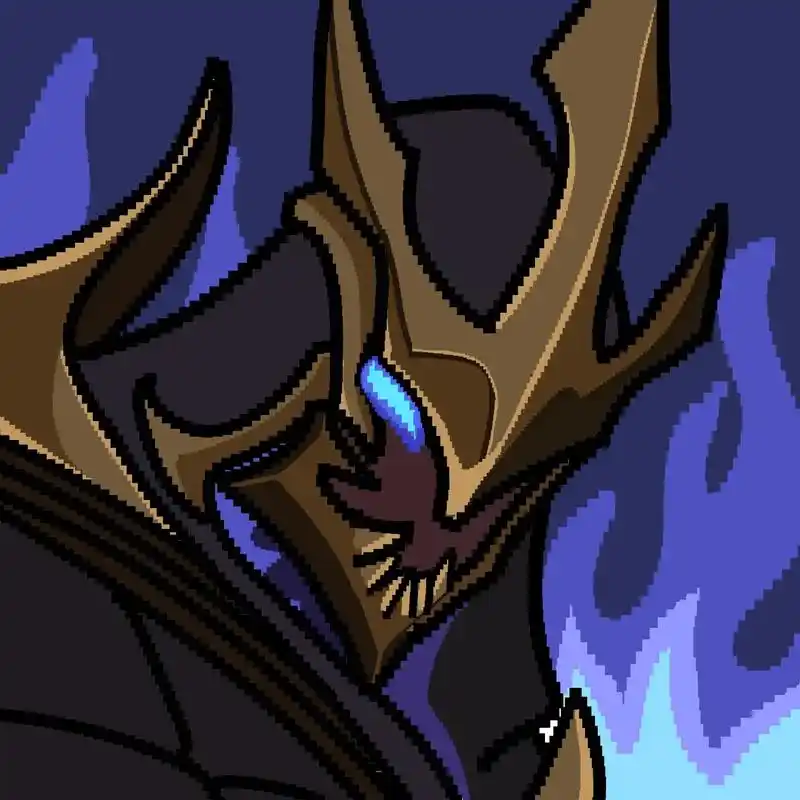 劫哥不要啊6328^6328#像素画 #lol头像 #格温 #劫 - 抖音